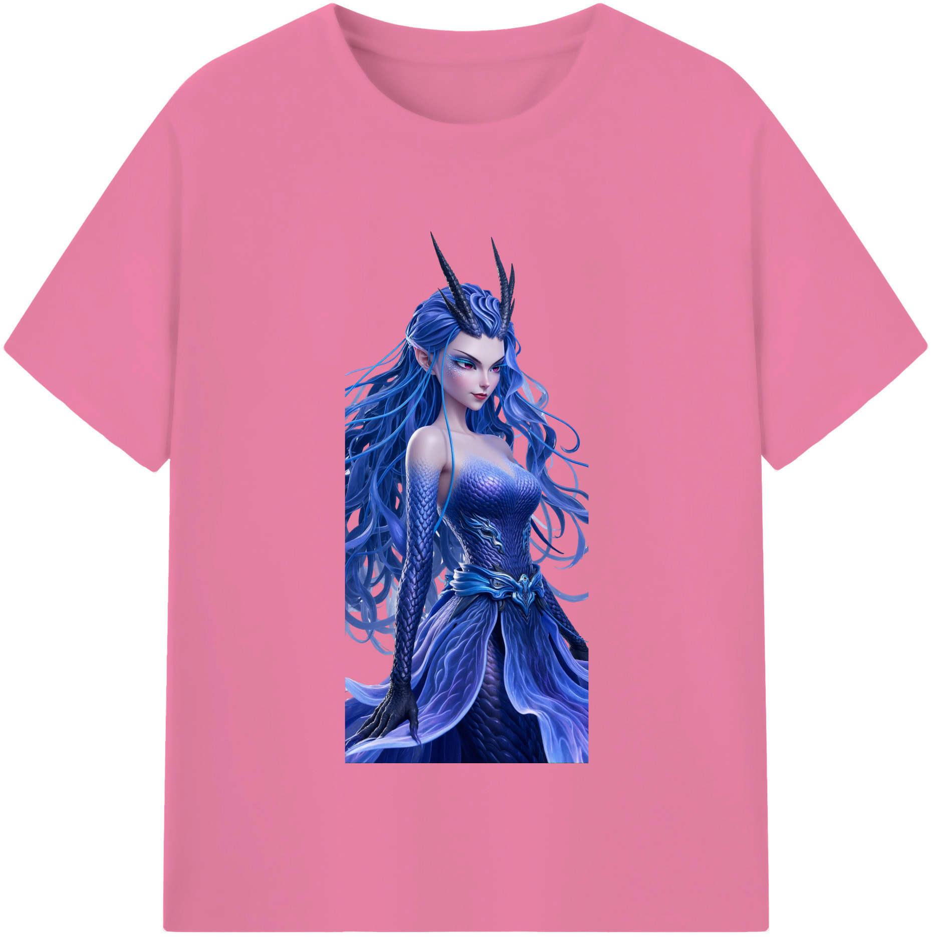（画像用） Ne Zha 2 ナタ 魔童の大暴れ 綿100％半袖Tシャツ（フロントプリント）